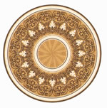 Flooring inlay: R111 Wood Medallion