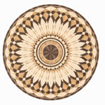 Flooring inlay: R15 Wood Medallion