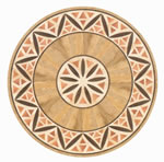 Flooring inlay: R20 Wood Medallion