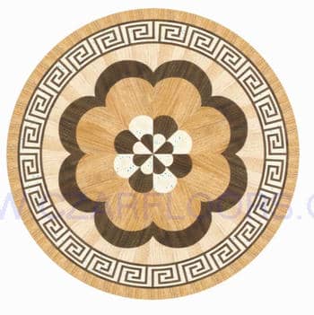 Flooring inlay: R21 Wood Medallion