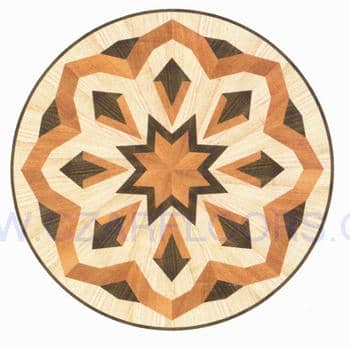 Flooring inlay: R11 Wood Medallion