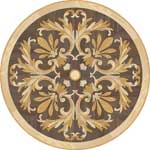 Flooring inlay:  Silva Wood Medallion