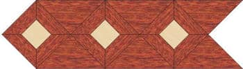 Flooring inlay: B30 Wood Border