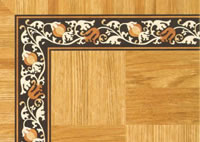Flooring inlay: BA108 Wood Border