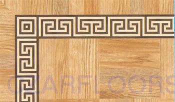Flooring inlay: BA086 Wood Border