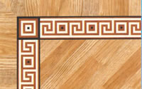 Flooring inlay: BA087 Wood Border
