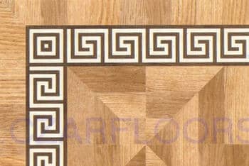 Flooring inlay: BA088 Wood Border