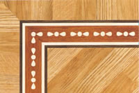 Flooring inlay: BA097 Wood Border