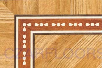 Flooring inlay: BA097 Wood Border