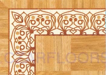 Flooring inlay: BA100 Wood Border