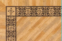 Flooring inlay: BA092 Wood Border