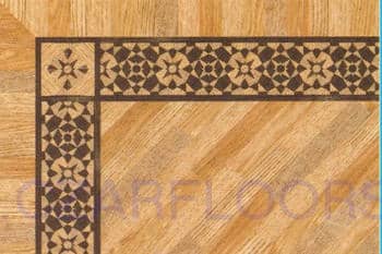 Flooring inlay: BA092 Wood Border