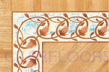 Flooring inlay: BA093 Wood Border