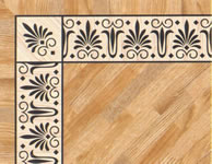 Flooring inlay: BA095 Wood Border