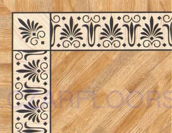 Flooring inlay: BA095 Wood Border