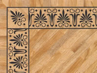 Flooring inlay: BA096 Wood Border