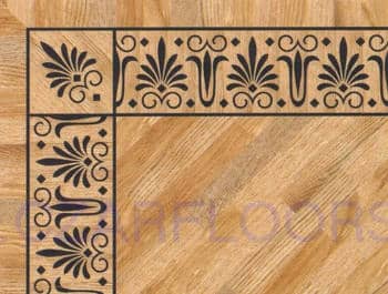 Flooring inlay: BA096 Wood Border