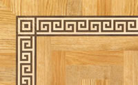 Flooring inlay: BA081 Wood Border