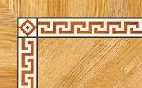 Flooring inlay: BA082 Wood Border
