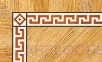 Flooring inlay: BA082 Wood Border