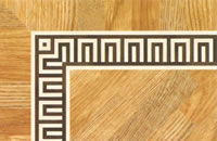 Flooring inlay: BA074 Wood Border