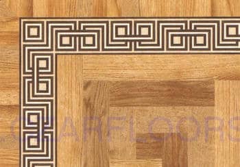Flooring inlay: BA075 Wood Border