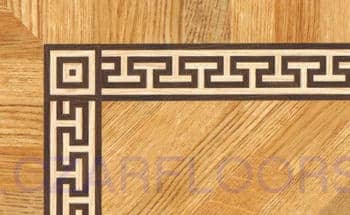 Flooring inlay: BA077 Wood Border