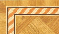 Flooring inlay: BA069 Wood Border