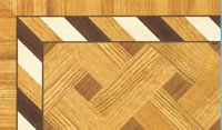 Flooring inlay: BA070 Wood Border