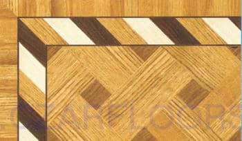 Flooring inlay: BA070 Wood Border