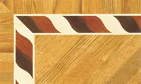 Flooring inlay: BA072 Wood Border