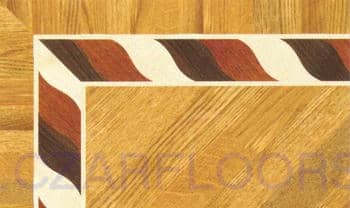 Flooring inlay: BA072 Wood Border