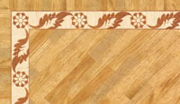 Flooring inlay: BA061 Wood Border
