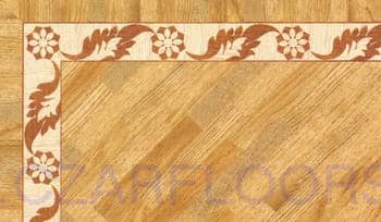 Flooring inlay: BA061 Wood Border