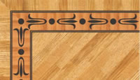 Flooring inlay: BA062 Wood Border