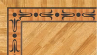 Flooring inlay: BA062 Wood Border