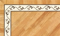 Flooring inlay: BA063 Wood Border