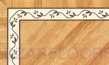 Flooring inlay: BA063 Wood Border