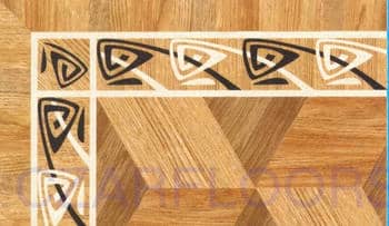 Flooring inlay: BA065 Wood Border