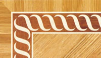 Flooring inlay: BA043 Wood Border