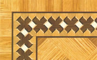 Flooring inlay: BA037 Wood Border