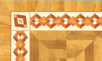 Flooring inlay: BA038 Wood Border