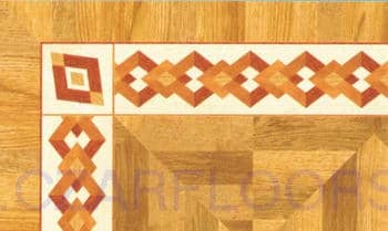 Flooring inlay: BA038 Wood Border