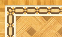 Flooring inlay: BA039 Wood Border