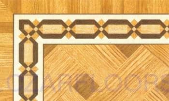 Flooring inlay: BA039 Wood Border