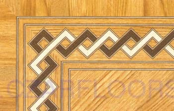 Flooring inlay: BA040 Wood Border