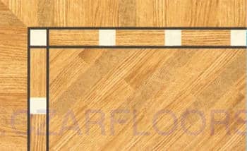 Flooring inlay: BA042 Wood Border