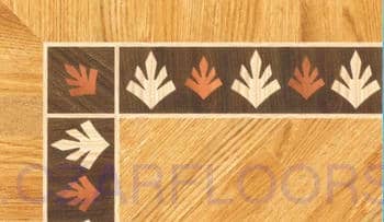 Flooring inlay: BA026 Wood Border