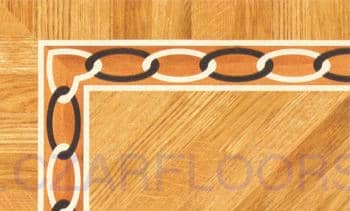 Flooring inlay: BA030 Wood Border