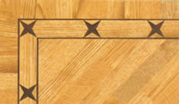 Flooring inlay: BA022 Wood Border